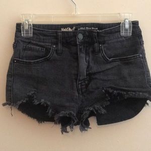 Mossimo high rise distressed jean shorts